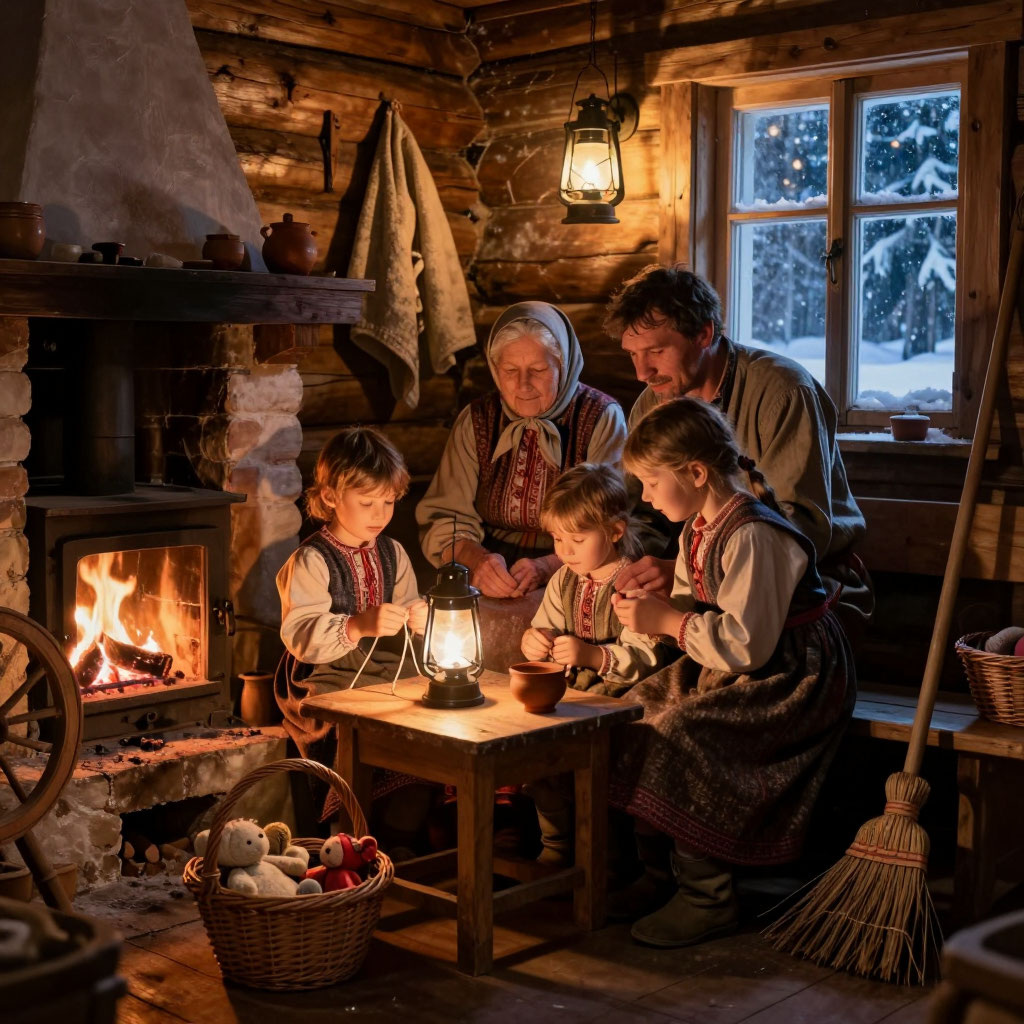 Свет в крестьянской избе: как делали свечи и сальные светильники в XVIII веке