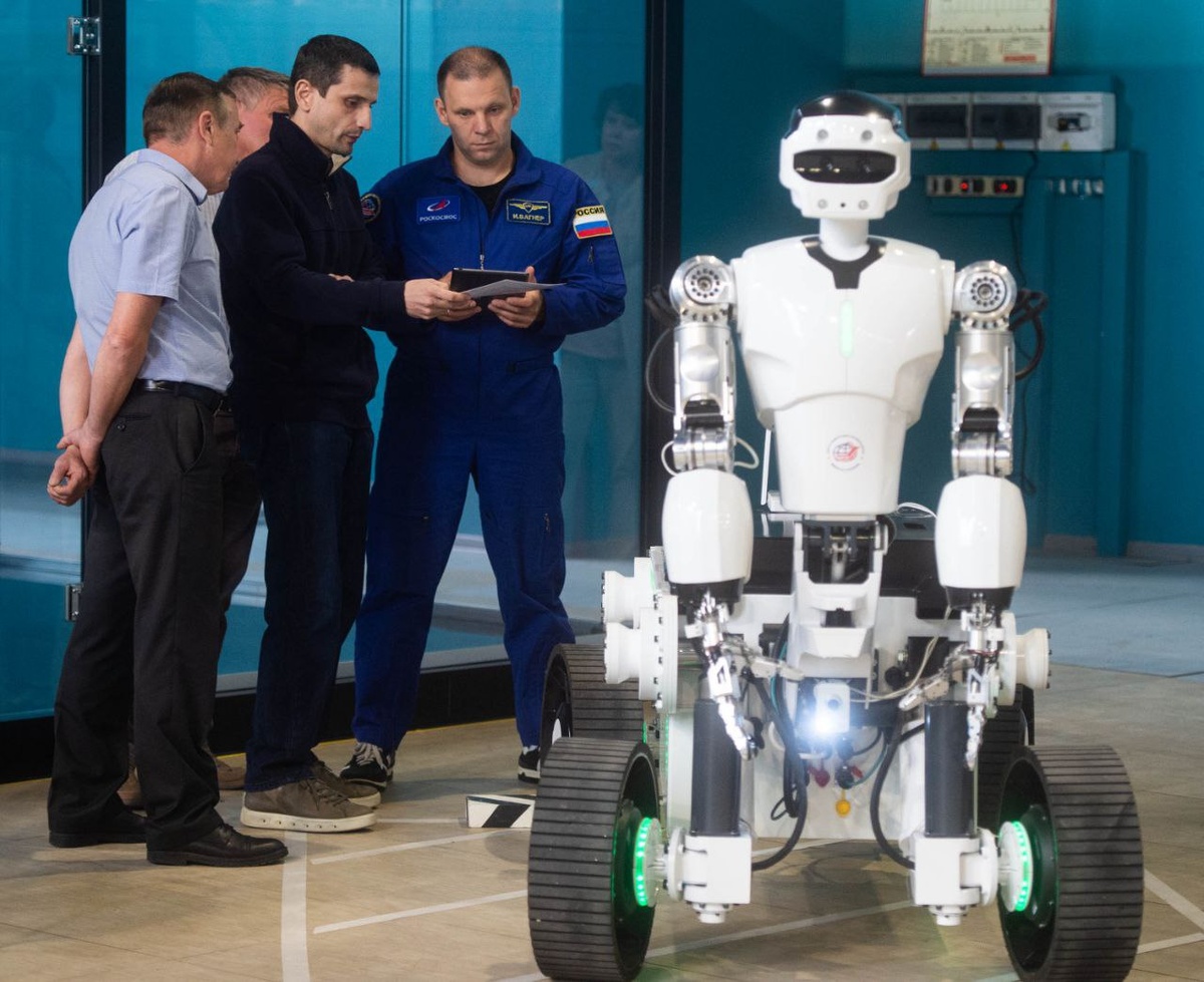Испытания прототипа теледроида (Фото: ГК Роскосмос)