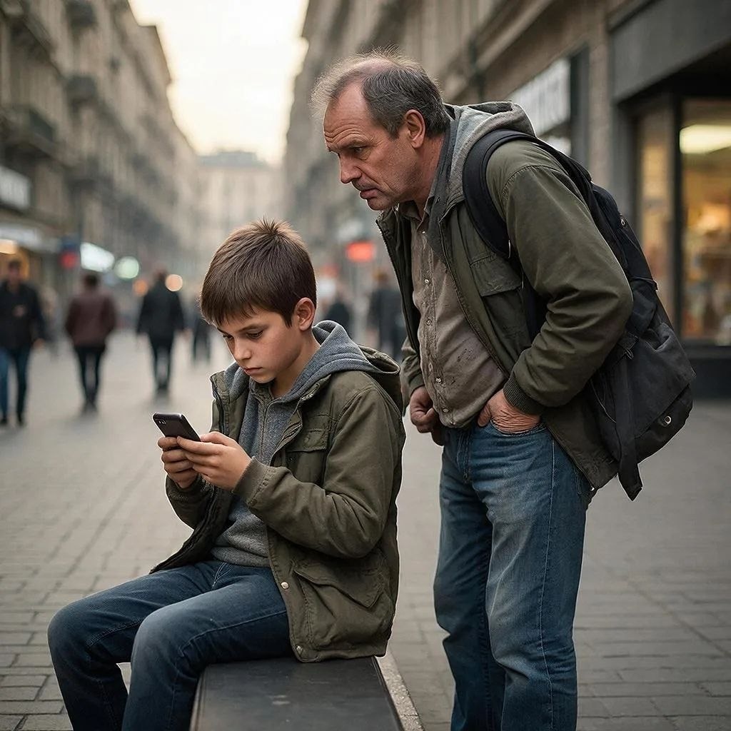 Мошенник и ребенок 