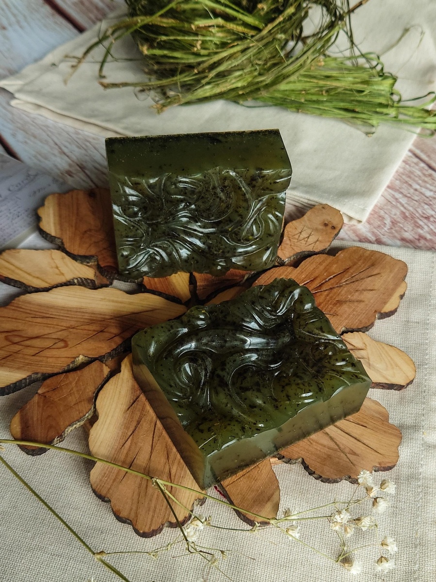 Мыло с крапивой и мятой