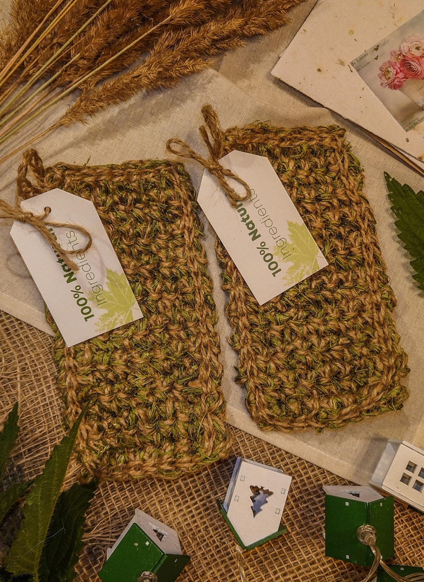 Мочалки с крапивой 