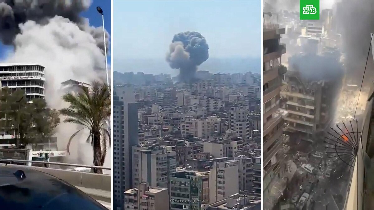    «Много погибших»: последствия израильского удара по Бейруту попали на видео