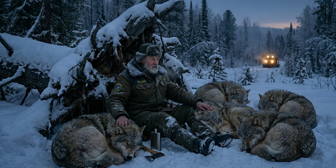 Заметив, что старый пес каждый вечер уносит кость в тайгу, егерь проследил за ним до заброшенного зимовья, а заглянув в разбитое окно...