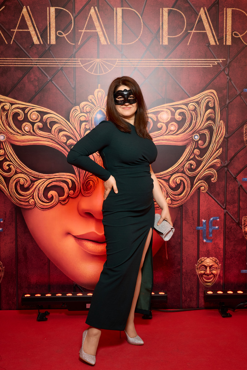 Александра Богомолова на новогоднем корпоративе TecForce 2025