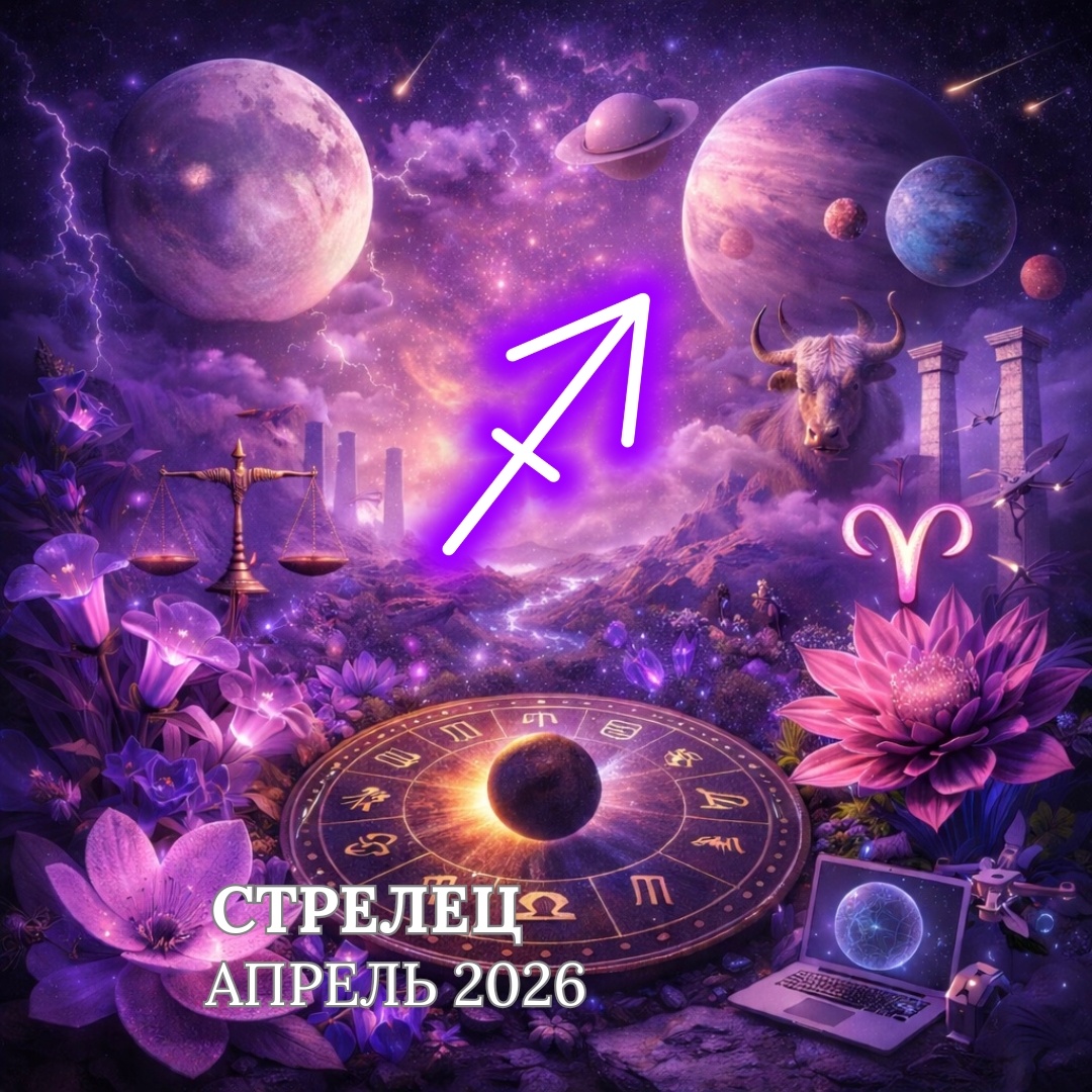 Гороскоп для Стрельца на Апрель 2026. Астролог Екатерина Анатольевна 
