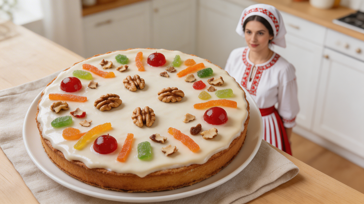 польский пасхальный мазурек крупным планом