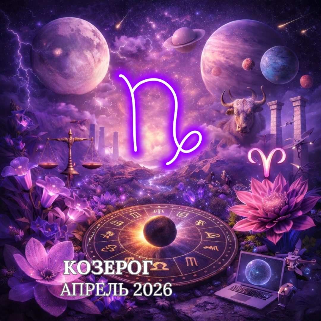 Прогноз на Апрель 2026 для Козерогов. Астролог Екатерина Юдина 