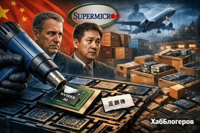 Supermicro: топ‑менеджеры обвиняются в контрабанде ИИ‑чипов в Китай — использовали фен для переклейки этикеток
