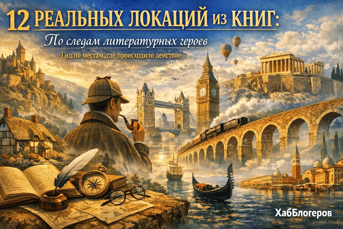 12 реальных локаций из книг: по следам литературных героев — гид по местам, где происходило действие

