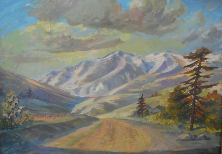 Глава из нового романа «И звёзды разбивались об асфальт» / Илл.: Художник Лапин А. Л. «Колымская трасса. Перевал»