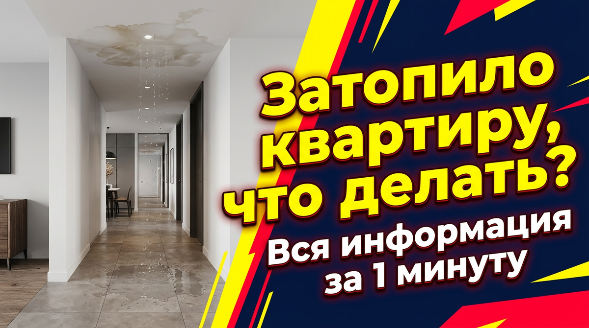затопило квартиру что делать кто виноват как взыскать ущерб