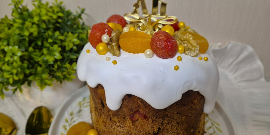 Творожный кулич