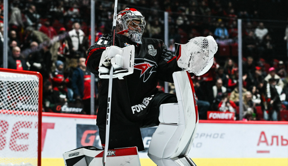 Никита Серебряков оформил свой первый "сухарь" в плей-офф-2026. Фото: соцсети