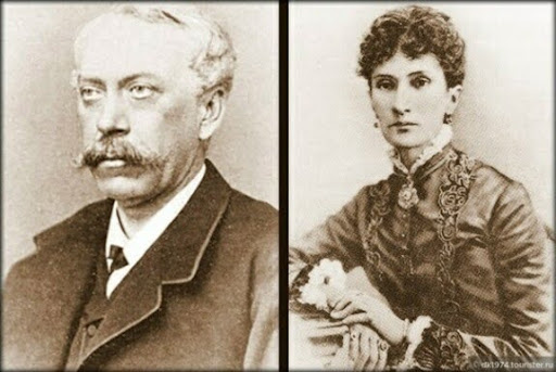 Карл Федорович фон Мекк и Надежда Филаретовна фон Мекк