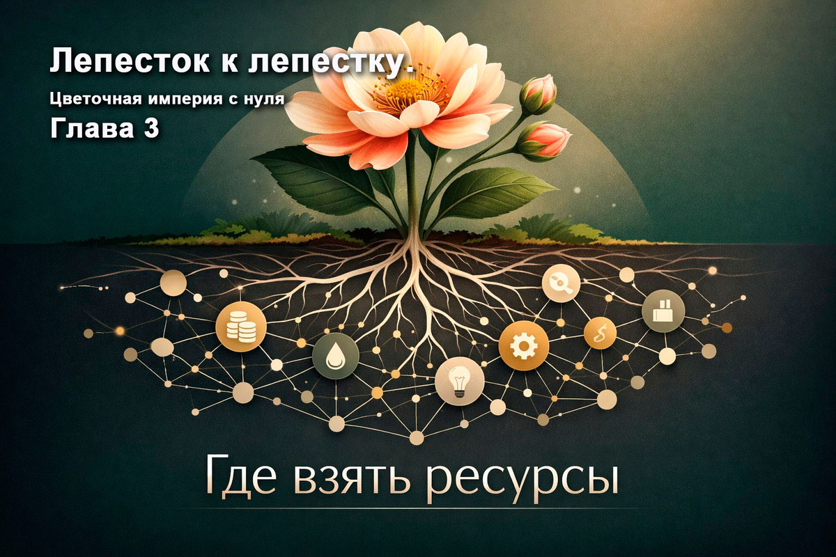 Лепесток к лепестку. Глава 3. Где взять ресурсы.