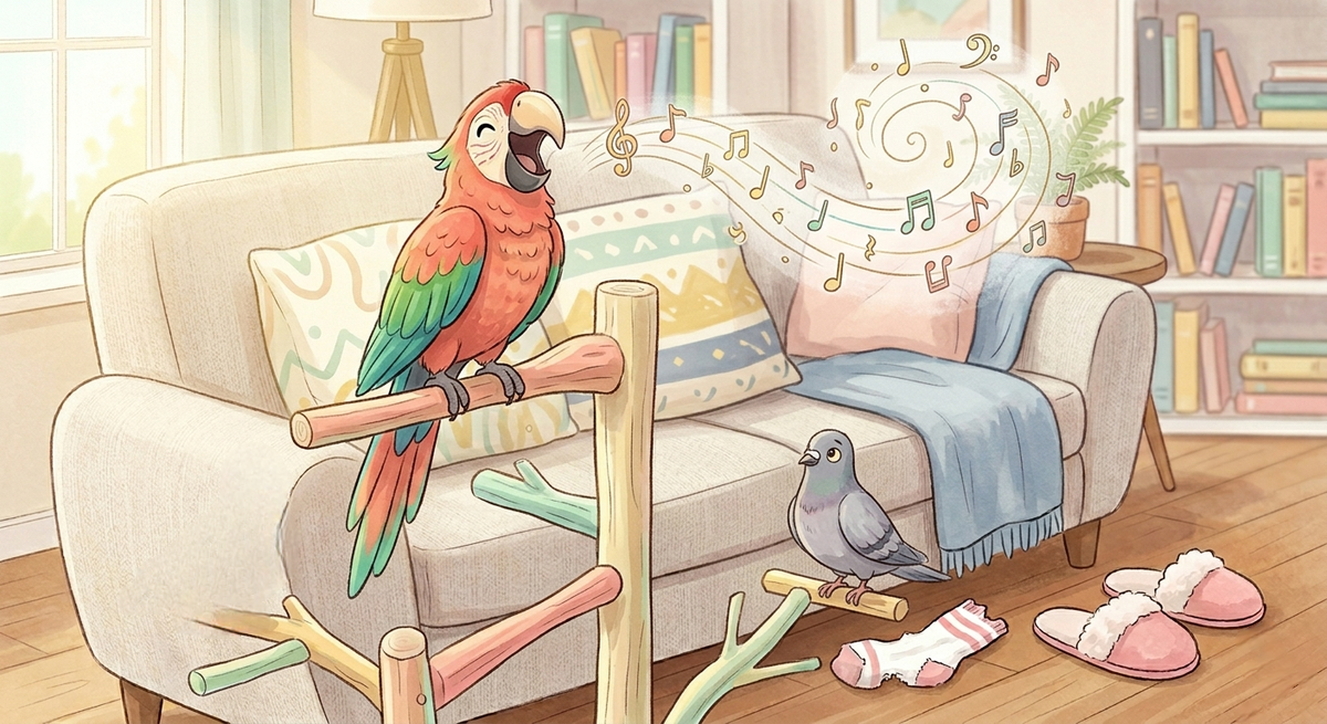 Почему попугаи такие громкие 🙉 и что с этим делать?! Читайте в блоге Жизнь с лапками 🐾