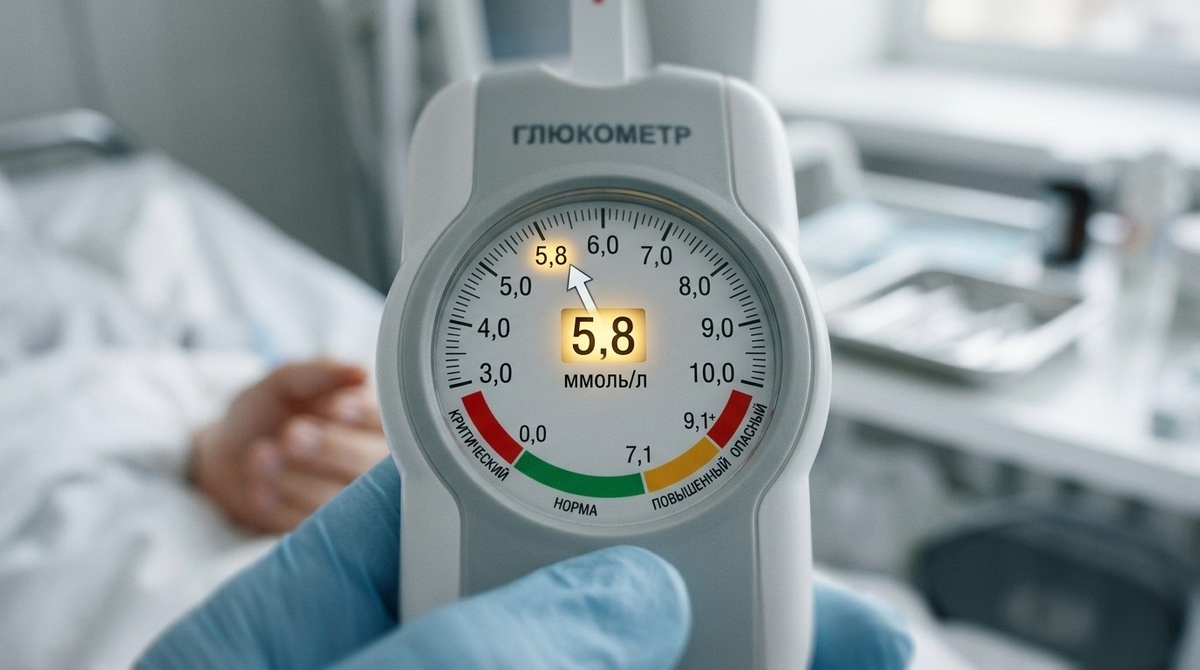 кровь на сахар и увидели результат 5,8 ммоль/л. Лаборант сказал, что норма до 6,1, серьёзный, всё в порядке? Не спешите выдыхать.