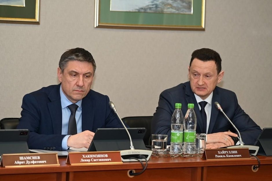    Ленар Хакимзянов и Рамиль Хайруллин. взято с сайта Госсовета РТ