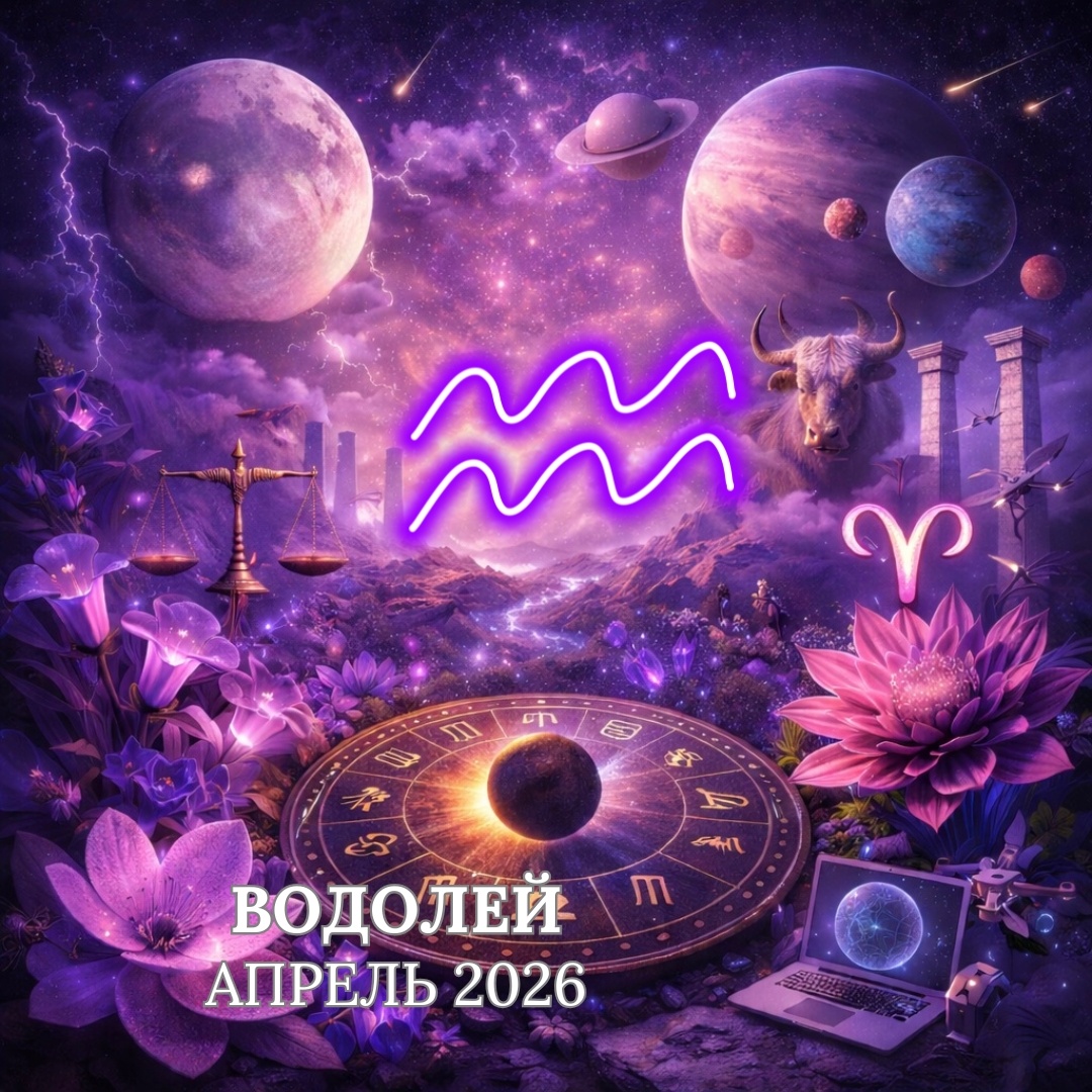 Водолей в Апреле 2026. Астролог Екатерина Юдина 