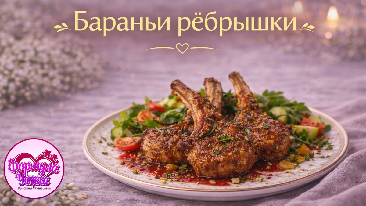 Бараньи рёбрышки. Рецепт.