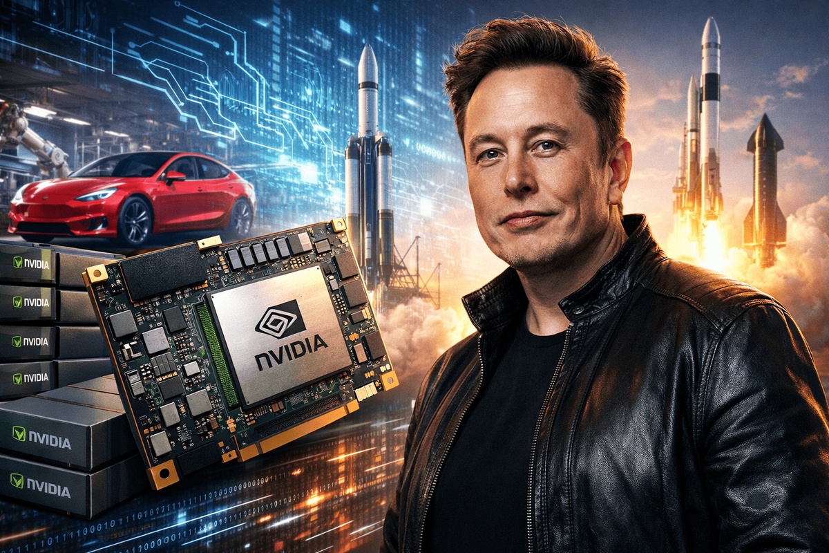 Илон Маск подтвердил масштабные закупки чипов Nvidia для Tesla и SpaceX AI
