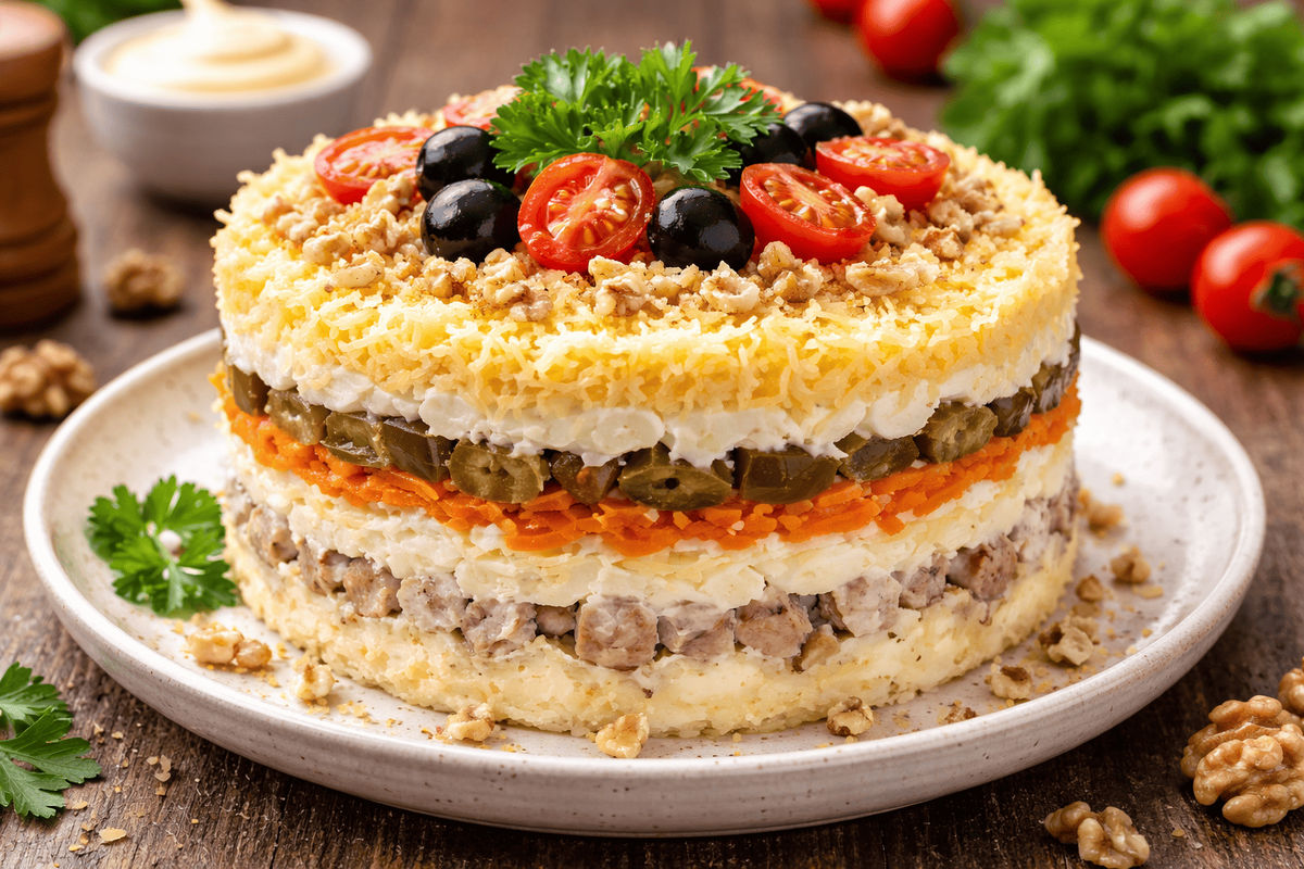    Легендарный салат «Прага» снова в центре внимания / progorod59