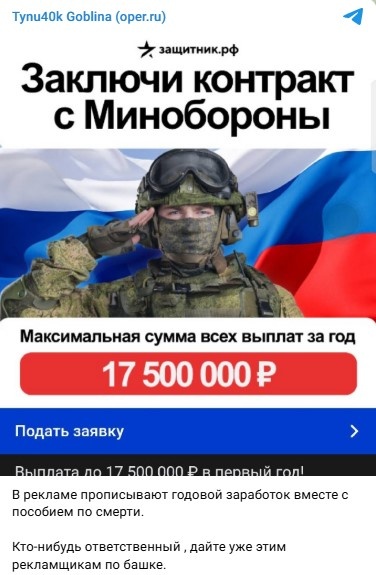    скриншот: телеграм-канал Дмитрия "Гоблина" Пучкова