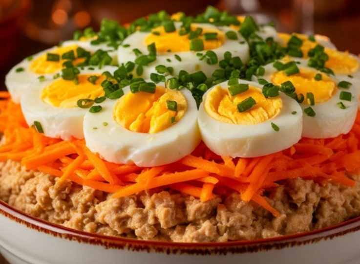 Берём банку печени трески и создаём вкусный салат