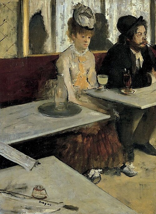 Эдгар Дега - Любительница абсента, 1876