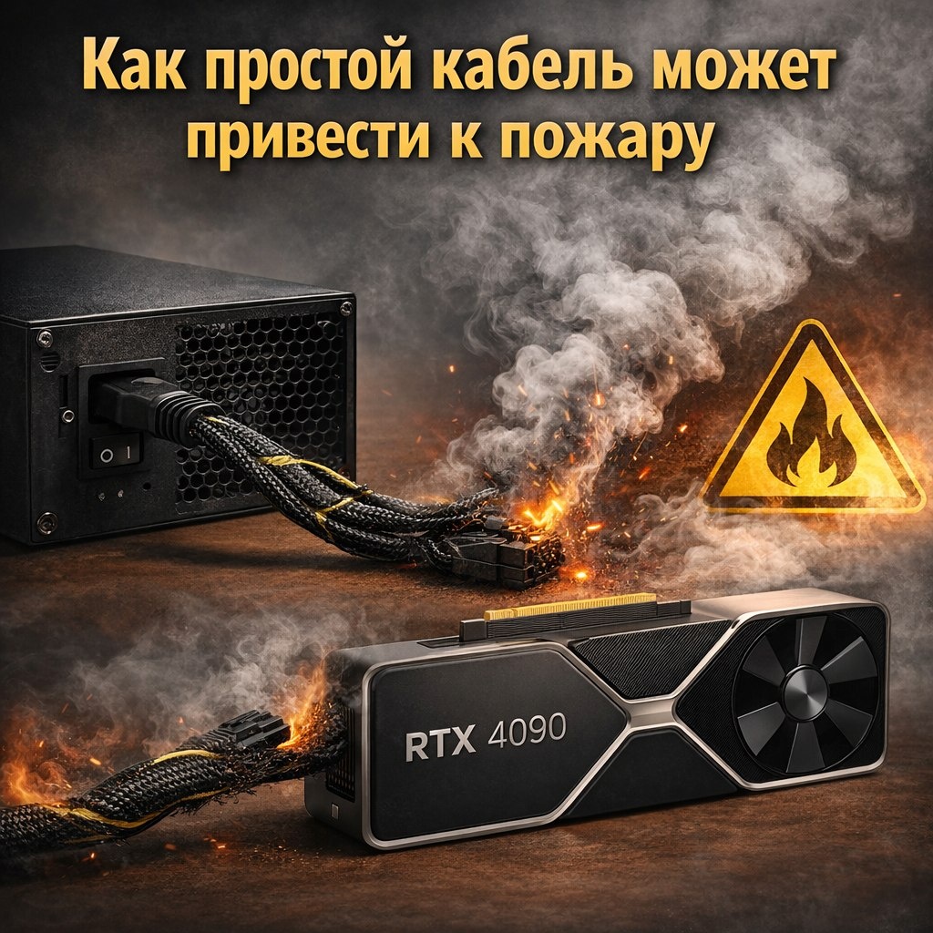 Как простой кабель может привести к пожару