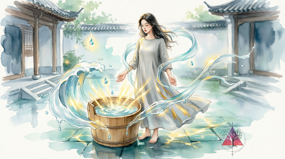 Очищение пространства водой