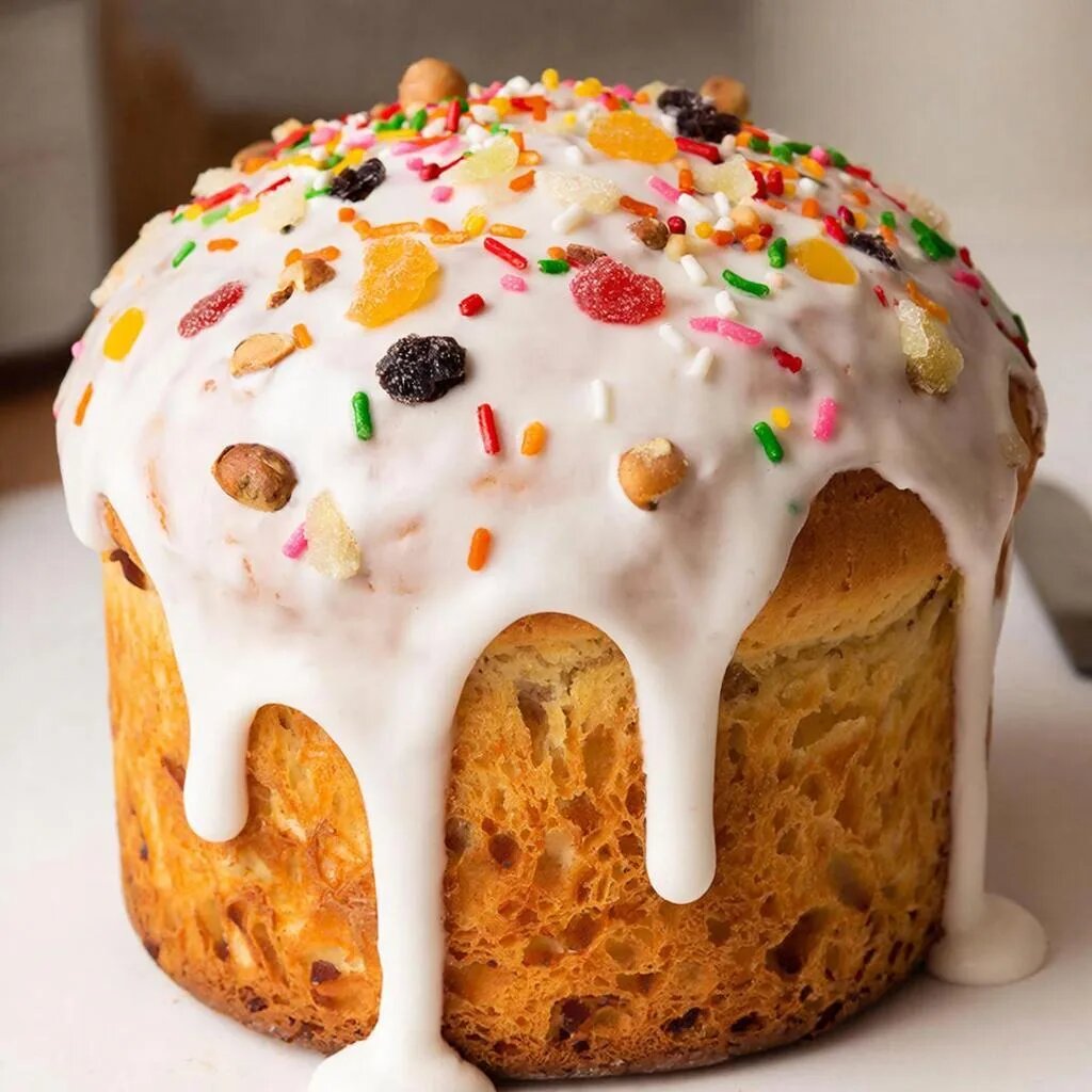 #ПасхальныйКулич #РецептыПасхи #Выпечка #ЭкзотическиеФрукты #ПраздничныеДесерты