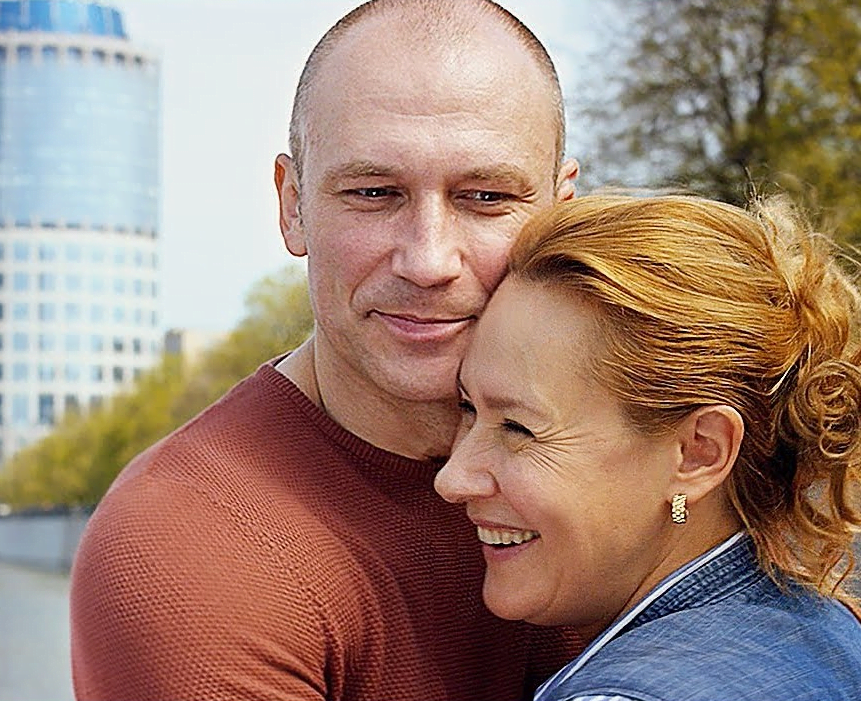 С актрисой Евгенией Дмитриевой