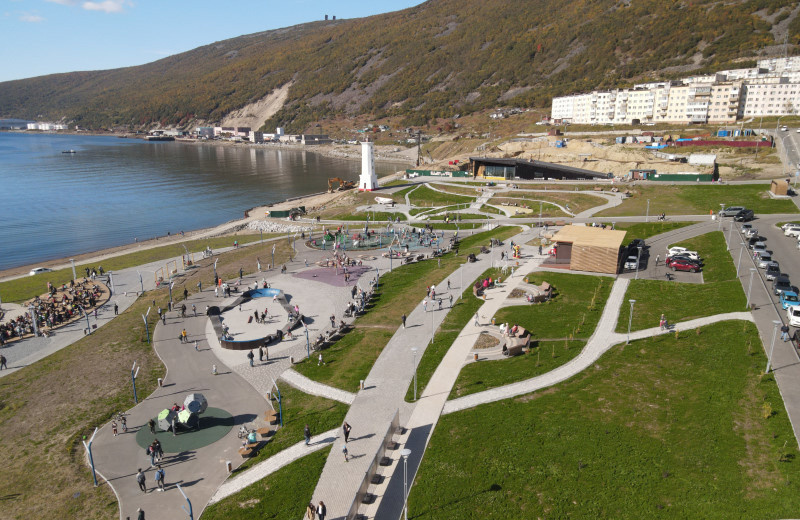   Парк “Маяк” в Магадане /Фото: с сайта “Колыма.ру”