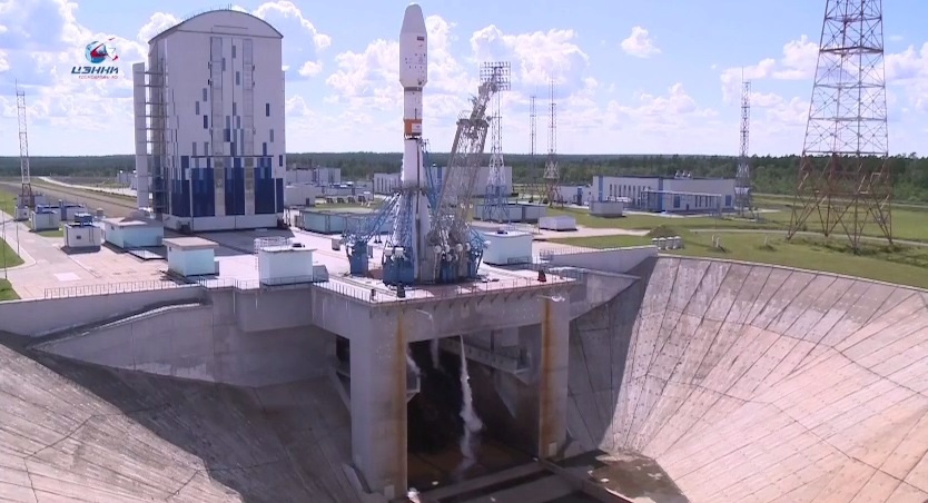     Демонстрационное фото: кадр трансляции Роскосмоса