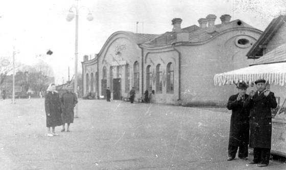 Ж/д станция Абрене. Весна 1940 г.