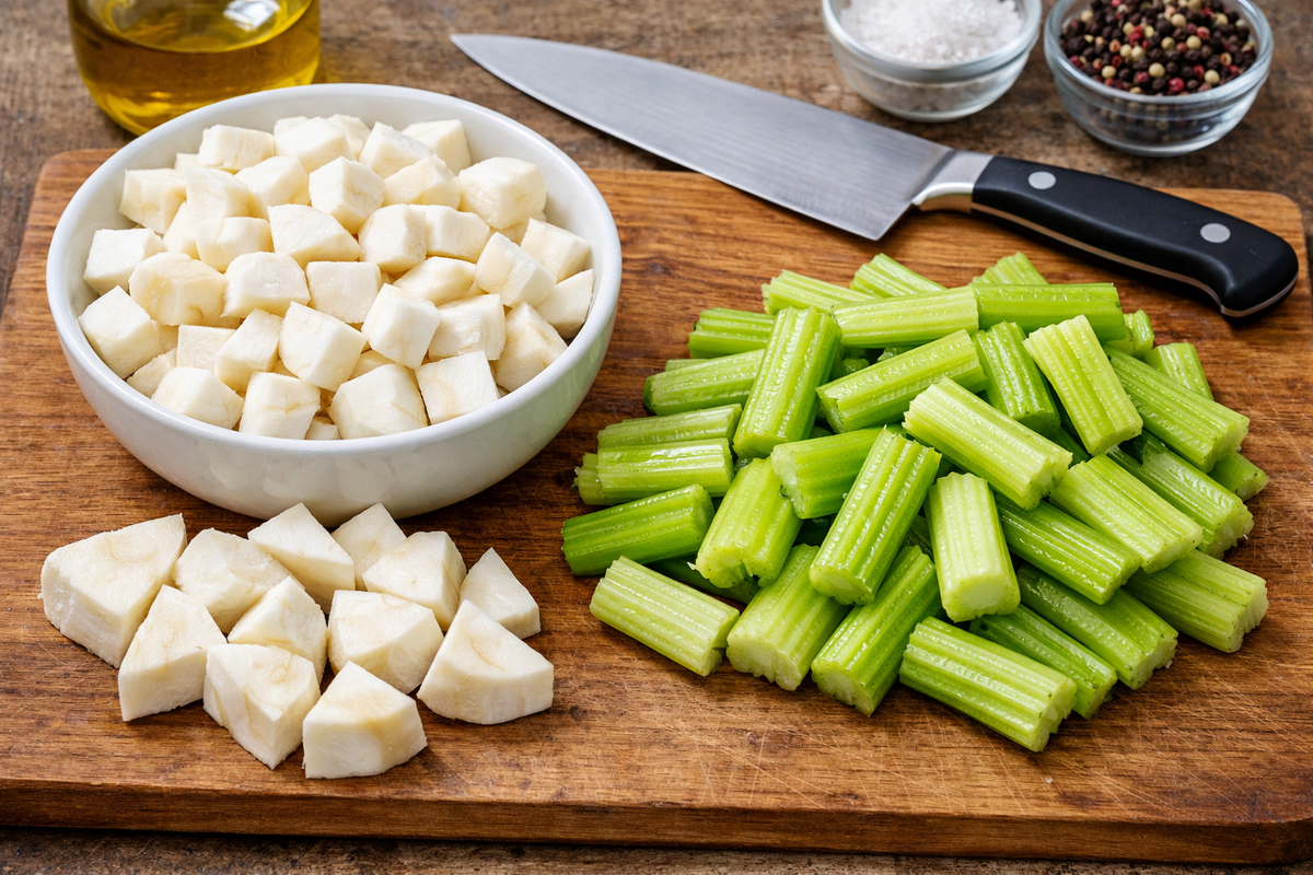 Подготовка овощей