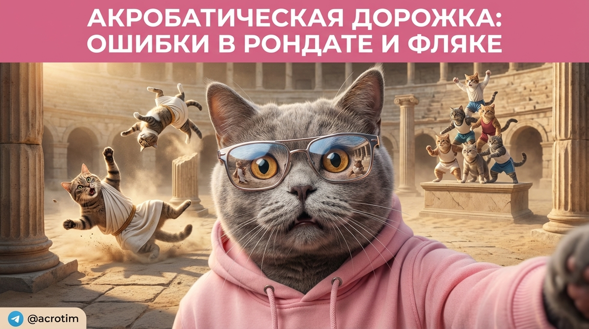    Основные ошибки начинающих при выполнении рондата и фляка. Тренер