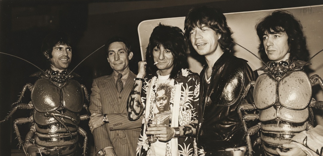 Как Rolling Stones стали тараканами?