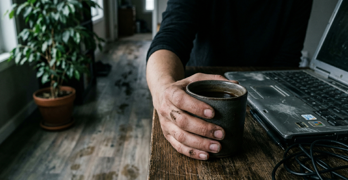 Победа на вкус как остывший кофе. Никаких фанфар и титров — только гудящая поясница, грязные разводы на полу и умение говорить «нет», когда на тебя давят чувством вины. Это история о том, как на самом деле строится независимость через цифры в Excel, три года аскезы и вовремя закрытую дверь. Без фильтров и розовых соплей.