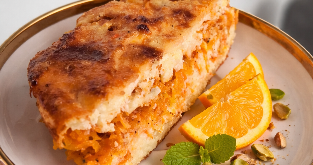 Творожно-морковная «Нежная зебра» (с апельсиновым акцентом)