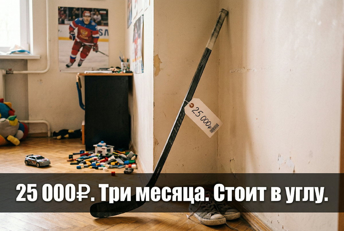 История отца, который купил сыну клюшку за 25 000₽ — и что получилось