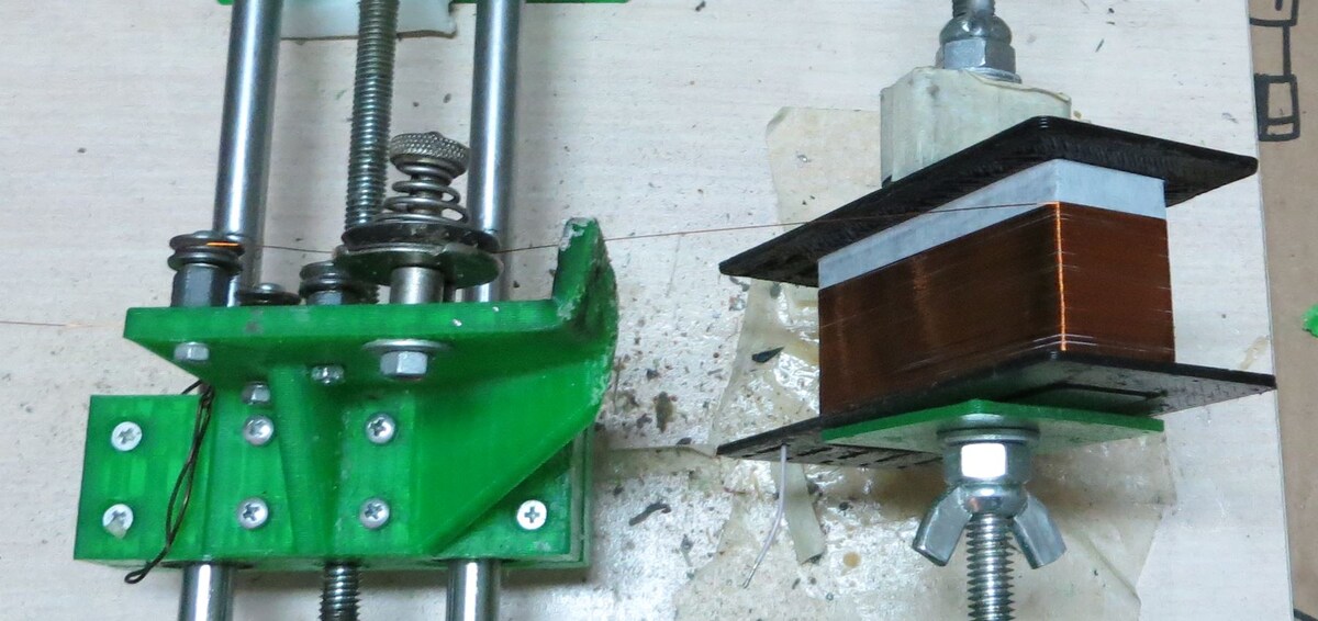 2. Процесс намотки выходных трансформаторов для лампового усилителя на самодельном ЧПУ станке для намотки трансформаторов.