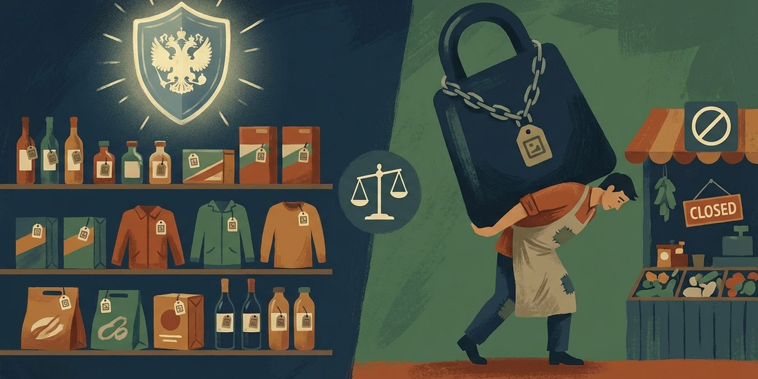 Маркировка товаров в России: спасение от контрафакта или налог на существование малого бизнеса?