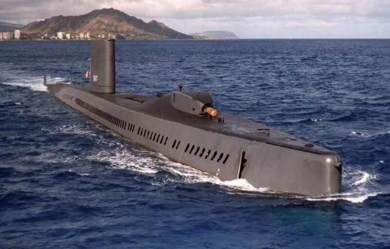 Рис.1  Подводнгая лодка USS Halibut