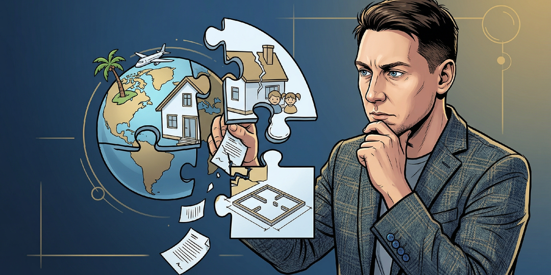 Как продать недвижимость, если собственник за границей, у детей доли, а купить новый дом нужно без права на ошибку