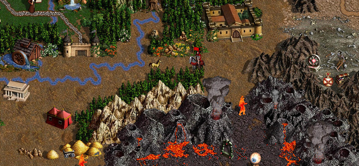 Скриншот Heroes of Might and Magic 3