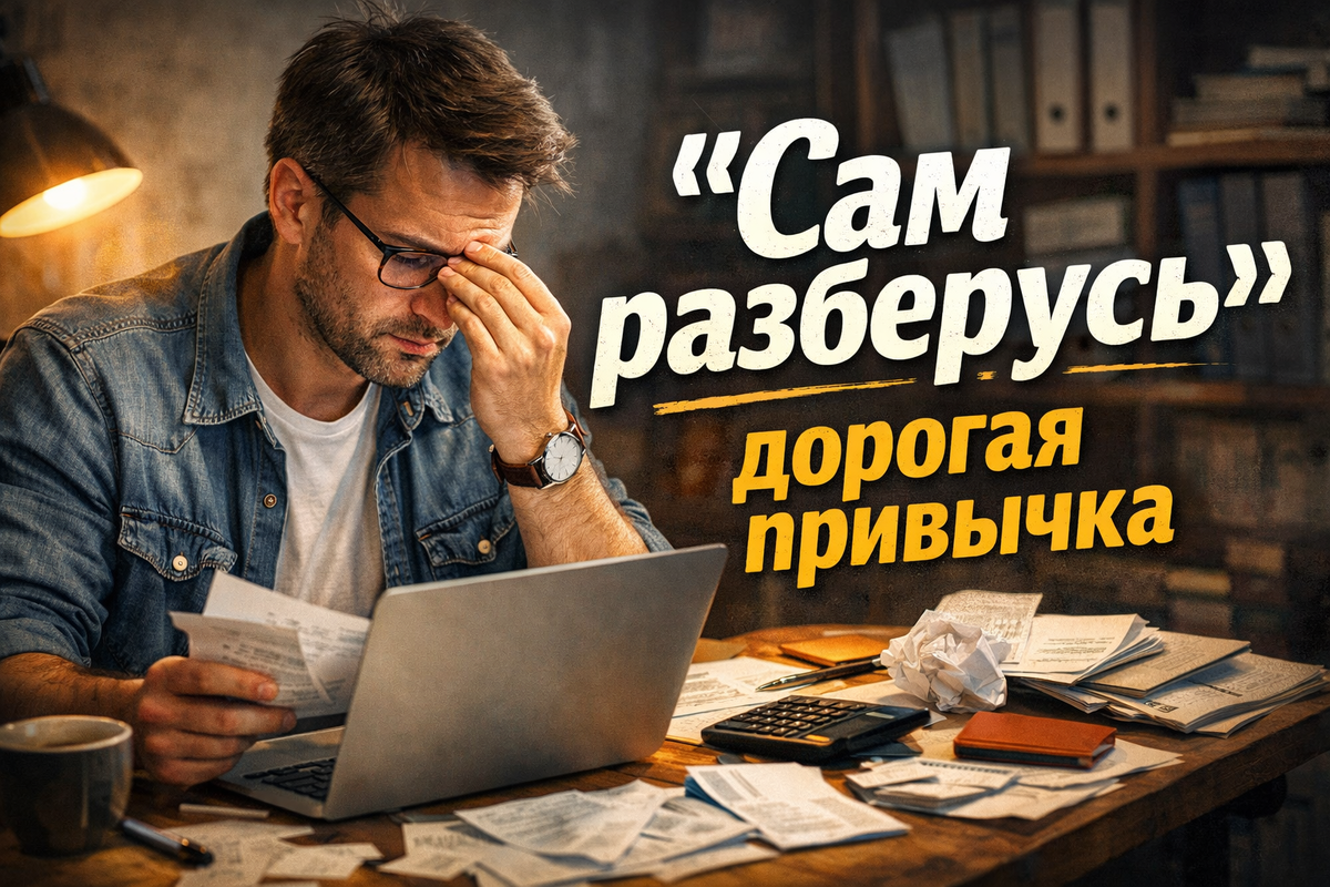 Сам разберусь - дорогая привычка