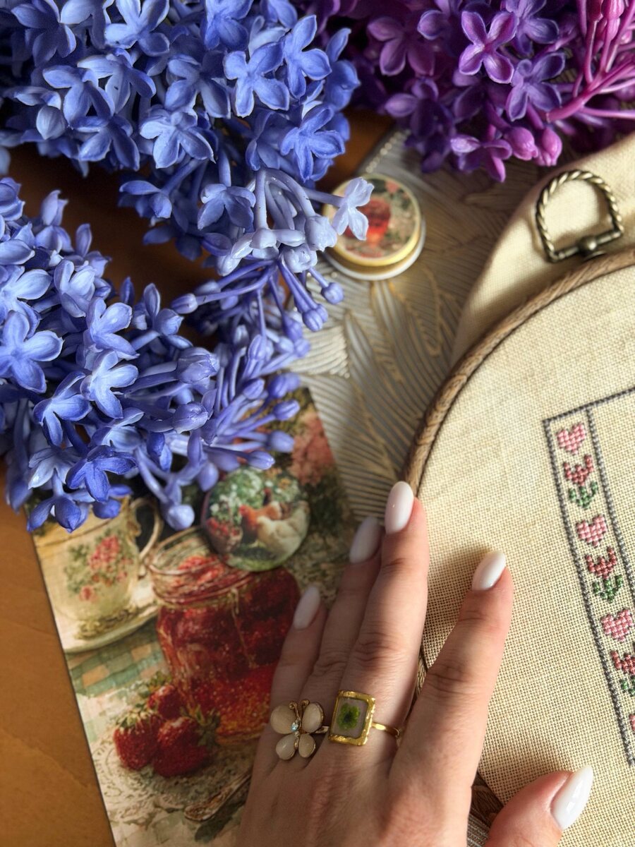 прекрасный воскер для мулине, магнит и открытка от Arcenciel 🍓