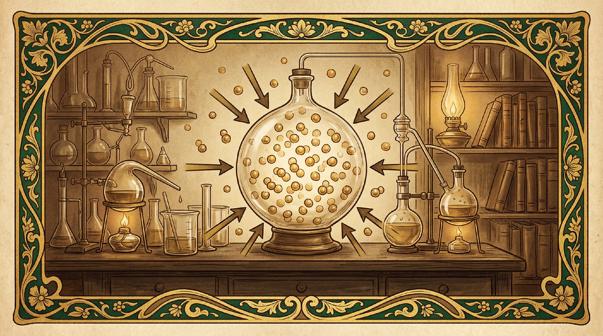 Молекулярная модель давления: как атмосфера Земли управляет уровнем воды в вашем стакане